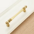 thumbnail image 5 of KOOFIZO 10 Pack Classical Cabinet Pull - Brushed Gold Furniture Handle, 5 Inch/128mm Screw Spacing, 5 of 7