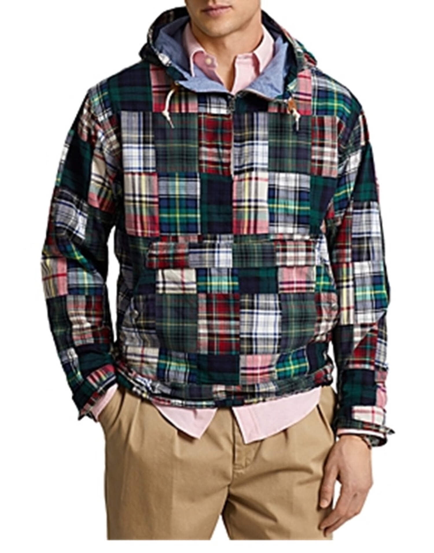 Polo Ralph Lauren Mens Shearling-Patch Wading Jacket Polo Ralph Lauren Mens Shearling-Patch Wading Jacket