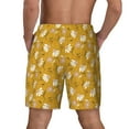 thumbnail image 4 of Balery Daisies Flowers Mens Swim Trunks Swim Shorts for Men Quick Dry Inseam Beach Shorts with Compression Liner Pocket-Medium, 4 of 9
