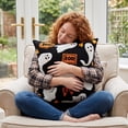 thumbnail image 6 of Antqov Halloween Pillow Covers 18x18" Cute Ghosts Pumpkin Throws Pillow Cover Spooky Soft Pillowcase for Couch Sofa Chair Bedroom Fall Decor Gift, 6 of 6