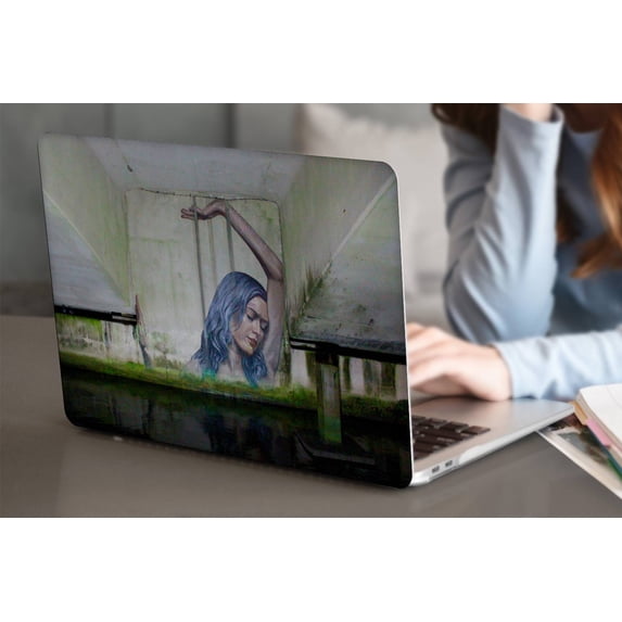 KSK KAISHEK Compatible MacBook Air 13.6 Inch m2 Case 2022.0 Release Model A2681, Plastic Hard Protective Shell Case Cover + Black Keyboard Cover, Painting A 0013