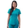 thumbnail image 1 of Adar Pro Scrubs For Women - Tailored Peplum Scrub Top, 1 of 7