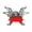 A, variant on DAMAI Mini Camping Stove, Portable Folding Windproof Small Gas Stove,Metal Camping Gas Windproof Furnace for Outdoor Camping Hiking Backpacking Road Trip