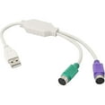 thumbnail image 1 of Ps2 Usb Cable Cord Adapter For Keyboard And Mouse With Ps/2 Interface, Built-in Usb Controller And Support Ps2 Port Of Kvm Switch, 1 of 5