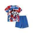 thumbnail image 1 of Conjunto de verano de 2 piezas con shorts de Mickey Mouse de Disney para niño, 1 of 7