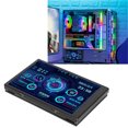 thumbnail image 1 of PC CPU  HDD Data , 3.5in IPS Screen Computer Temperature Display with Holder, Live System Readouts Internet Speed, Computer Case Secondary Screen for Win, for RasPi, 1 of 8