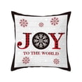thumbnail image 3 of Fundas de almohadas navideñas, 18 x 18 pulgadas, funda de cojín navideña de invierno, decoración para sofá, juego de 4, 3 of 5