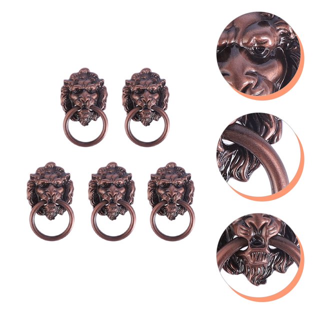 unbranded 5Ud De Puerta Antiguos En Marrón Oscuro Para Muebles Y Armarios