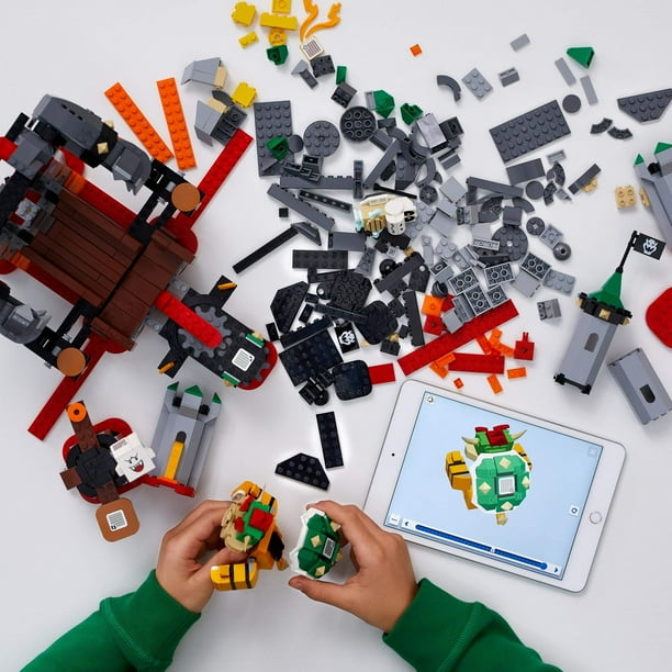 LEGO Super Mario Bowsers Castle Boss Battle Expansion Set 71369 Building Kit Collectible Toy For Kids To Customize Their Super Mario Starter Course
