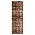 thumbnail image 5 of Yesurprise 2x6ft Distressed Plaid Runner Area Rugs - Washable, Red, for Entryway, Hallway, Kitchen, Laundry Room, 5 of 7
