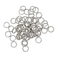 thumbnail image 1 of 100x Acier Inoxydable DIY 12mm Métal Split Rings Voitures Organisations, 1 of 9