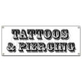 thumbnail image 1 of Tattoos & Piercing Banner Signe Salon Artwork Artiste Pierce Studio Encre, 1 of 1