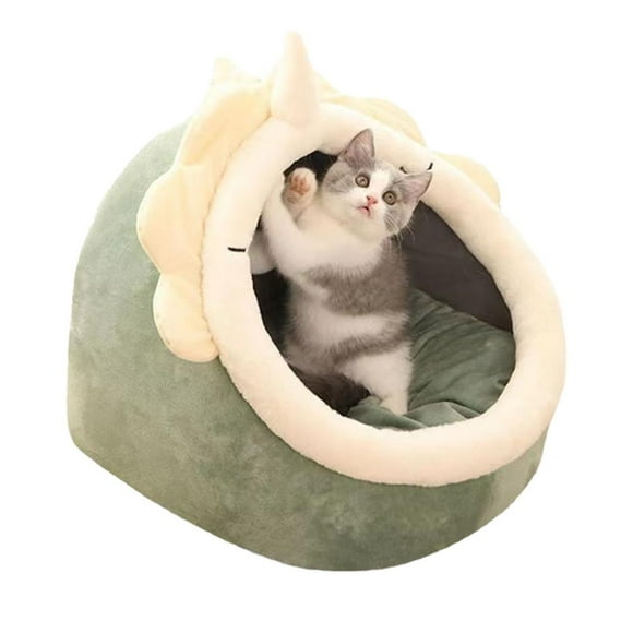 SharkTRUE Katil Kucing, Sarah Haiwan Peliharaan, Boleh Tanggal dan Boleh Basuh, Ruma Anjing Kucing, Hangat dan Selesa, Katil Tidur Haiwan Peliharaan