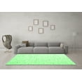 thumbnail image 3 of Ahgly Company Indoor Square Solid Emerald Green Modern Area Rugs, 8' Square, 3 of 4