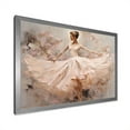 thumbnail image 4 of Designart "Minimalism Ballerina In Beige And Gold I" Ballet Picture Framed Wall Decor, 4 of 5