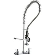 Elkay Lk943c 1.6 GPM Wall Mounted Bridge Pre Rinse Food Service Faucet - Chrome
