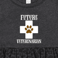 thumbnail image 4 of Inktastic Vet Future Veterinarian Childs Girls Baby Dress, 4 of 5