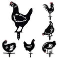 thumbnail image 1 of Travelwant Chicken Yard Art Garden Stake Chicken Yard Sign Hollow Out Animal Shape Stand Decoration Ornament for Outdoor Gardens Backyards Lawns, 1 of 2