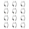 thumbnail image 2 of Soporte de Clips T8 Yuyangstore 12 Piezas Abrazaderas de Tubo de Luz LED Acero, 2 of 8