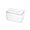 D, variant on Apmemiss Clearance Clear Tissue Box Holder with Cover Facial Tissue Dispenser Box Case for Countertop,Clear Plastic Dryer Sheet Container Napkin Organizer for Bathroom, Kitchen,Home,Rectangle, S