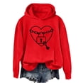 thumbnail image 4 of Bovemsi Sweatshirt for Women Fleece Hoodie With Pocket Lightweight/ Pullover Long Sleeve Adjustable Casual Daily Wear Outdoor/Indoo Comfort Hoodie, 4 of 4