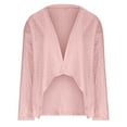 thumbnail image 4 of LEBONYARD Cardigan for Women Trendy,Womens Cardigans Clearance under $5.00 Save up under 50%,Women's Color Casual Cardigan Llong Sleeve Button Blouse Coat Tops Pink S, 4 of 6