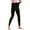 Black, variant on Men's thermal Pants Fleece Lined Long Johns Compression Brushed Inner Bottom Leggings Athletic Base Layer Cold Weather Gear Black