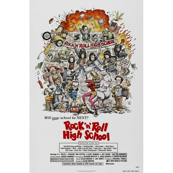 Rock 'N' Roll High School 1979. �
New World Pictures/ Courtesy Everett Collection. Movie Poster Masterprint (24 x 36)