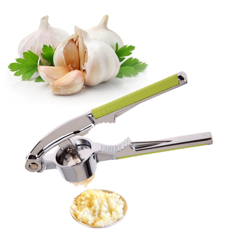 Garlic Press Garlic Crusher Hand Presser Nutcracker Ginger Masher Garlic Mincer Squeezer Stainless Steel Easy-clean Kitchen Tools