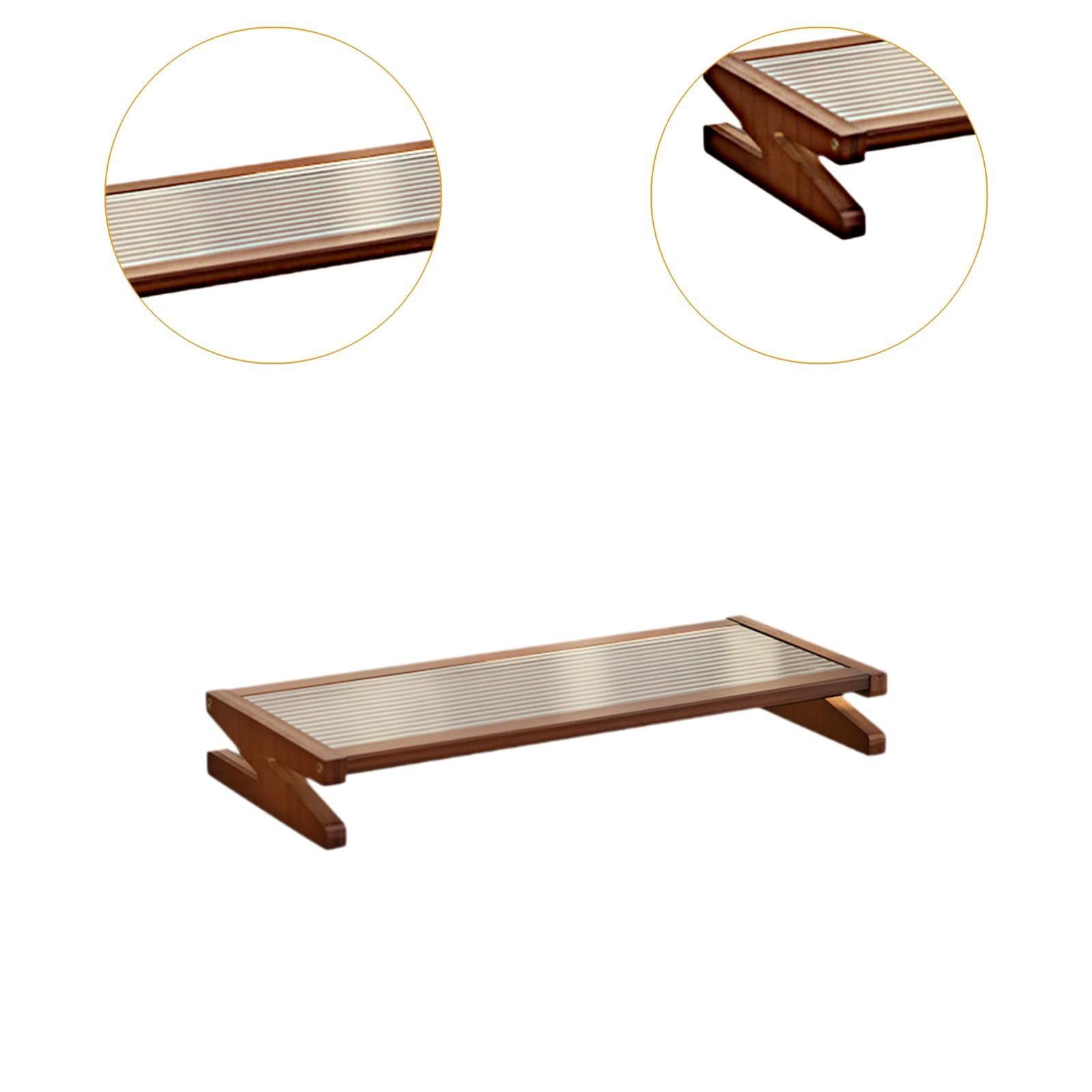 Wzmzjy Desktop Computer Monitor Stand Riser PC Screen Riser Multifunctional Accessories Height 7 cm