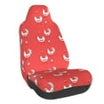 thumbnail image 1 of Wukai Cartoon Rooster Full Set Car Seat Covers with Soft Padding Universal Auto Front Seats Protector and Cushion Mat, 1 of 5