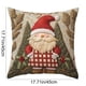 thumbnail image 3 of Seyotauo Pink Christmas Farmhouse Pillow Covers for Couch Sofa Bed,Cute Xmas Gnome Romantic Christmas Trees Pillow Cases Cushion Covers 18x18 Inch ,Winter Cute Snowman Square Cushion Cases, 3 of 6