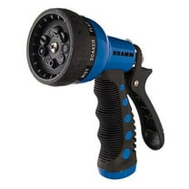 Dramm Heavy-Duty Metal 9-Pattern Hose Nozzle - Adjustable Flow - Blue