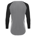 thumbnail image 2 of FashionOutfit Men's Basic Lightweight Baseball Raglan Shirt, 2 of 3