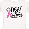 thumbnail image 4 of Inktastic Fight Breast Cancer Pink Ribbon Boys or Girls Long Sleeve Baby Bodysuit, 4 of 5