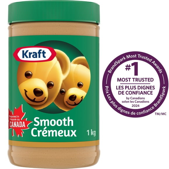 Kraft Smooth Peanut Butter, 1kg