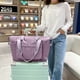 thumbnail image 1 of Bolsa de viaje plegable con separación de humedad y humedad, maleta de mano, equipo deportivo de secado rápido, morada, ideal para escapadas de fin de semana y días de playa, organizador portátil de, 1 of 9