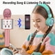 thumbnail image 4 of Regalos de cumpleaños para niñas y niños de 6 a 15 años, micrófono de karaoke inalámbrico Bluetooth, regalos de fiesta para niños y niñas adolescentes, juguetes para edades de 4 a 12 años (rosa), 4 of 5