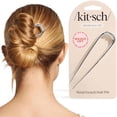 thumbnail image 1 of Kitsch Metal French Hair Pin for Women - Elegant Hair Accessories, Ideal for Buns & French Twist, Designed for a Secure, Comfortable Fit | Ideal Gifts for Women - Silver, 1 of 4
