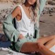 thumbnail image 3 of Women's Shorts Summer Fashion Casual Muslin Trousers With High Waist Straight Leg Sport Casual Loose Shorts With Drawstring Short, 3 of 5
