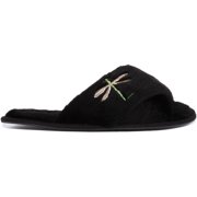 Joules Slippet Luxe Womens Fluffy Mule Sandal In Black Size 5/6