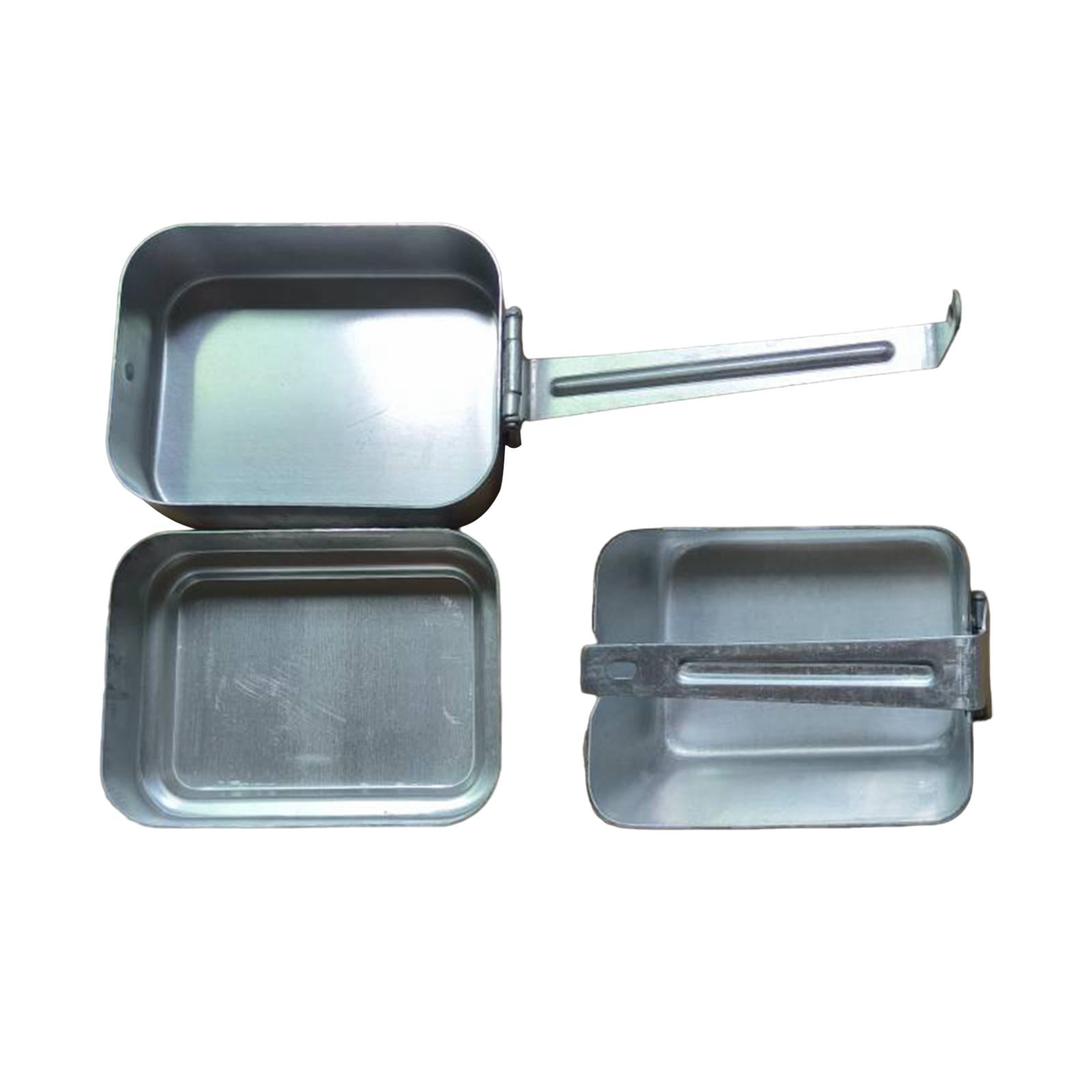 Fiocias Aluminum Bento Box Reusable Crack Resistant Lunchbox for Work Camping Picnic
