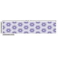 thumbnail image 3 of Ambesonne Purple Stripe Fabric by the Yard Upholstery, Hexagonal Grid Print, 2 Yards, Blue Violet White, 3 of 5