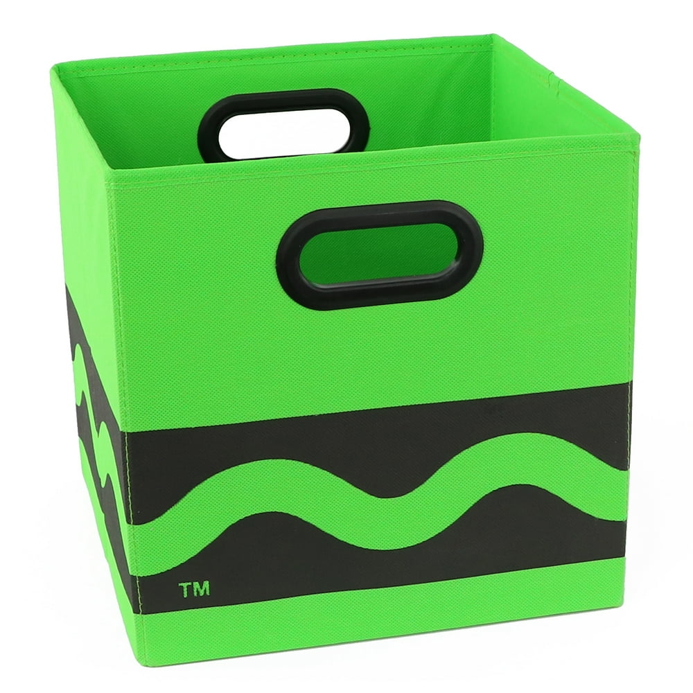 Crayola Black Serpentine Green Storage Bin