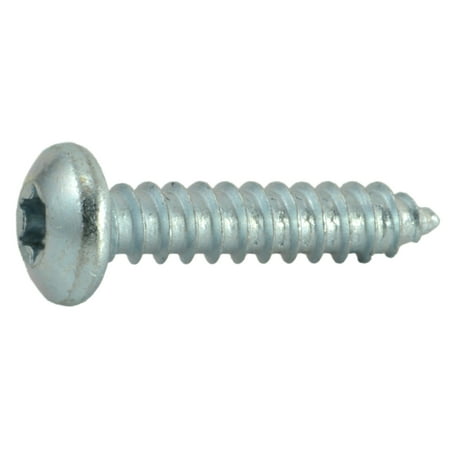 

#12 x 1 Zinc Plated Steel Star Drive Pan Head Sheet Metal Screws (20 pcs.)