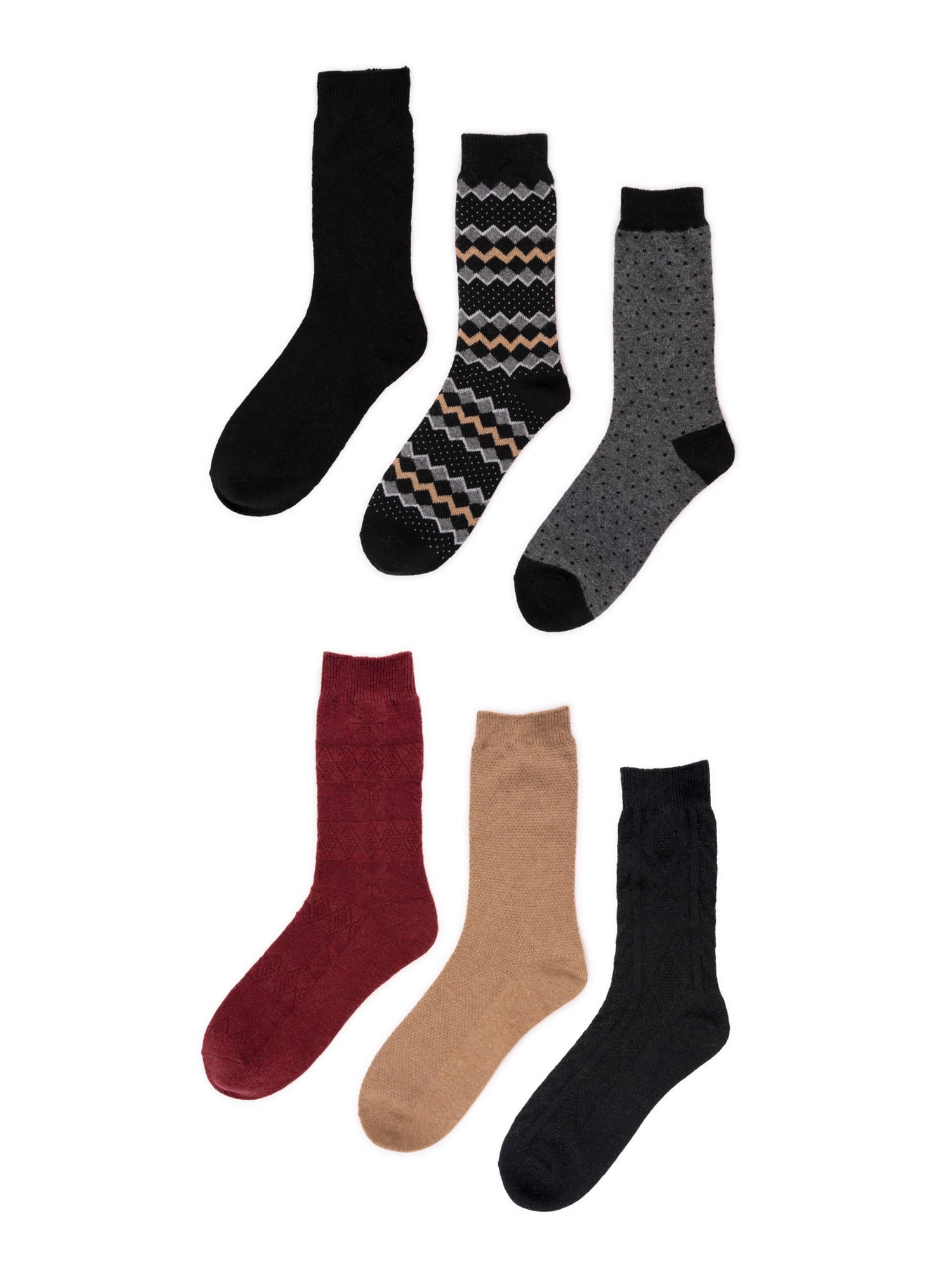 Muk Luks Boot Socks, 6pk