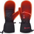 thumbnail image 3 of Savior Heat Heated Mittens Gloves for Men Women, 7.4V Rechargeable Electric Battery Heating Gloves, Winter Gloves for Ski Snowboarding Hunting Fishing, 3 of 11