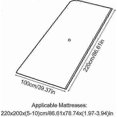 thumbnail image 2 of Large Vacuum Storage Bags for Mattresses, Clothes,220 x 100 cm Vacuum Sealed Mattress Bag,Vacuum Bag Storage Bag for Moving/Storage of Foam Mattresses, 2 of 5