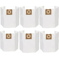 6PK  VF3502 Vacuum Bags, Replacement Filter Bags for Ridgid RT1200, 1610RV 12-16 Gallon Wet/Dry Vac Dust Collection Bags (75002P3)