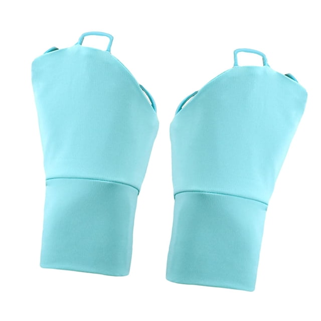 Guantes de protección solar de verano, cómodos, antideslizantes y ligeros, protectores para fiestas de mujer. Azul